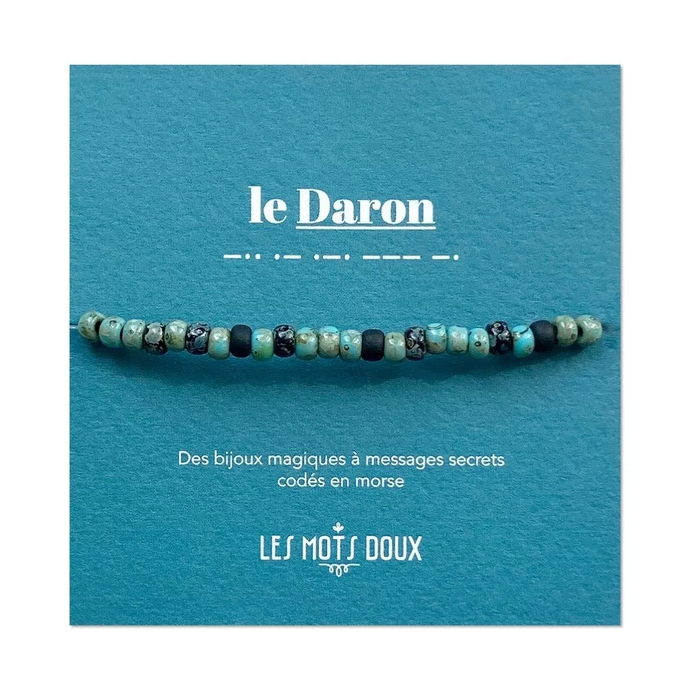 Bracelet code morse Hommes : Daron