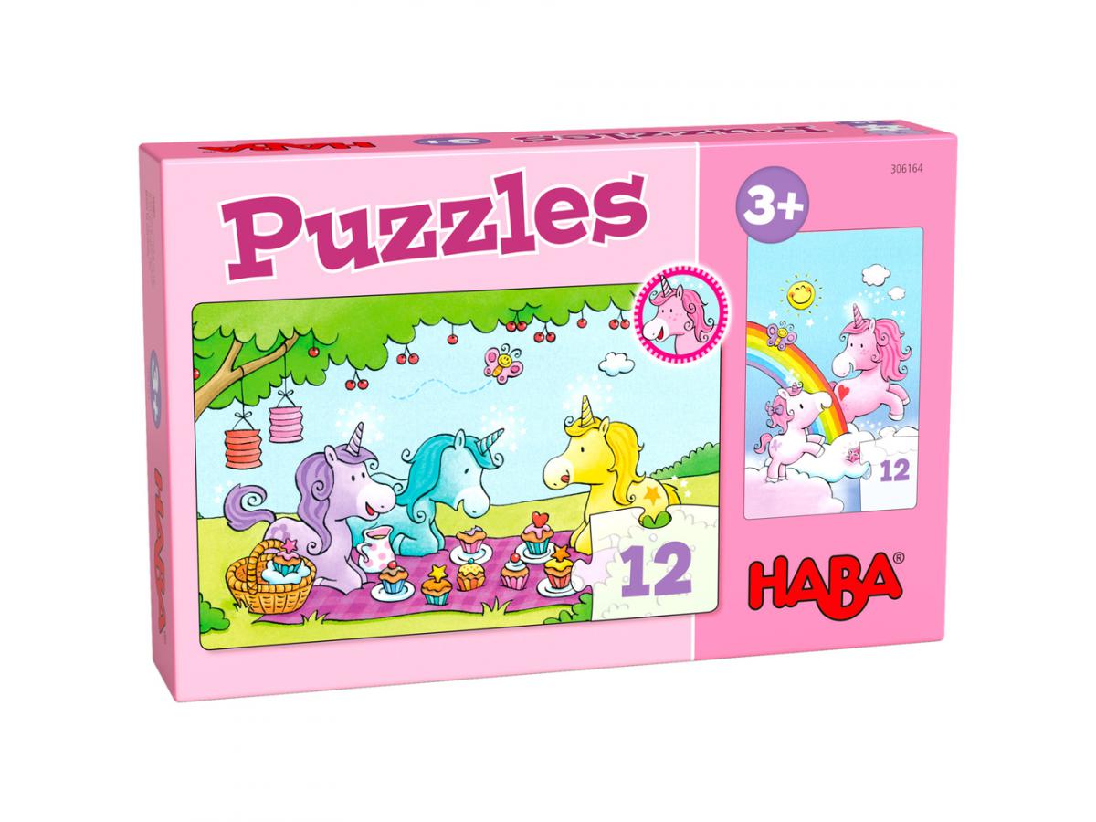 Haba - Puzzles Licornes dans les nuages – Rosalie et ses amis