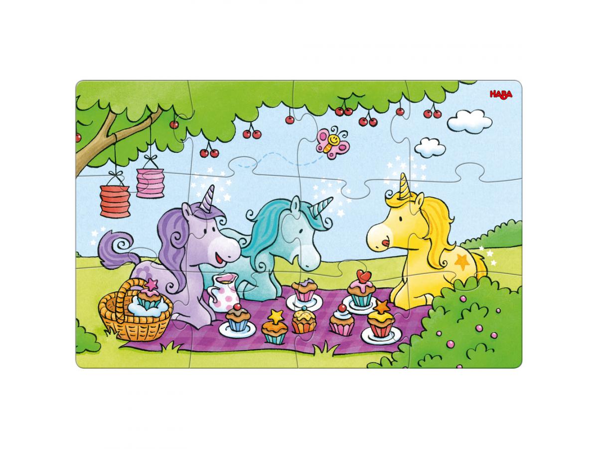 Haba - Puzzles Licornes dans les nuages – Rosalie et ses amis