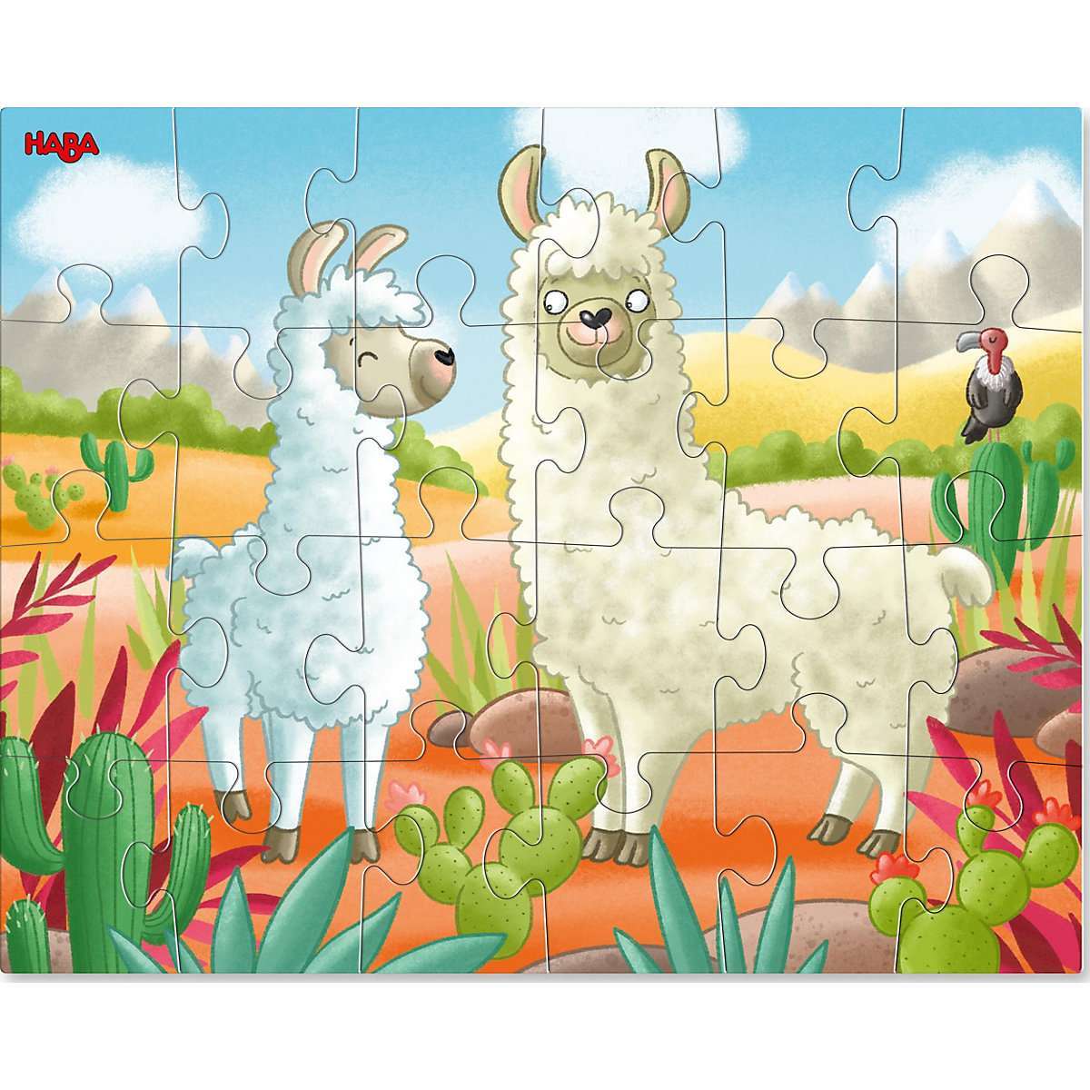 HABA - Puzzles familles d'animaux