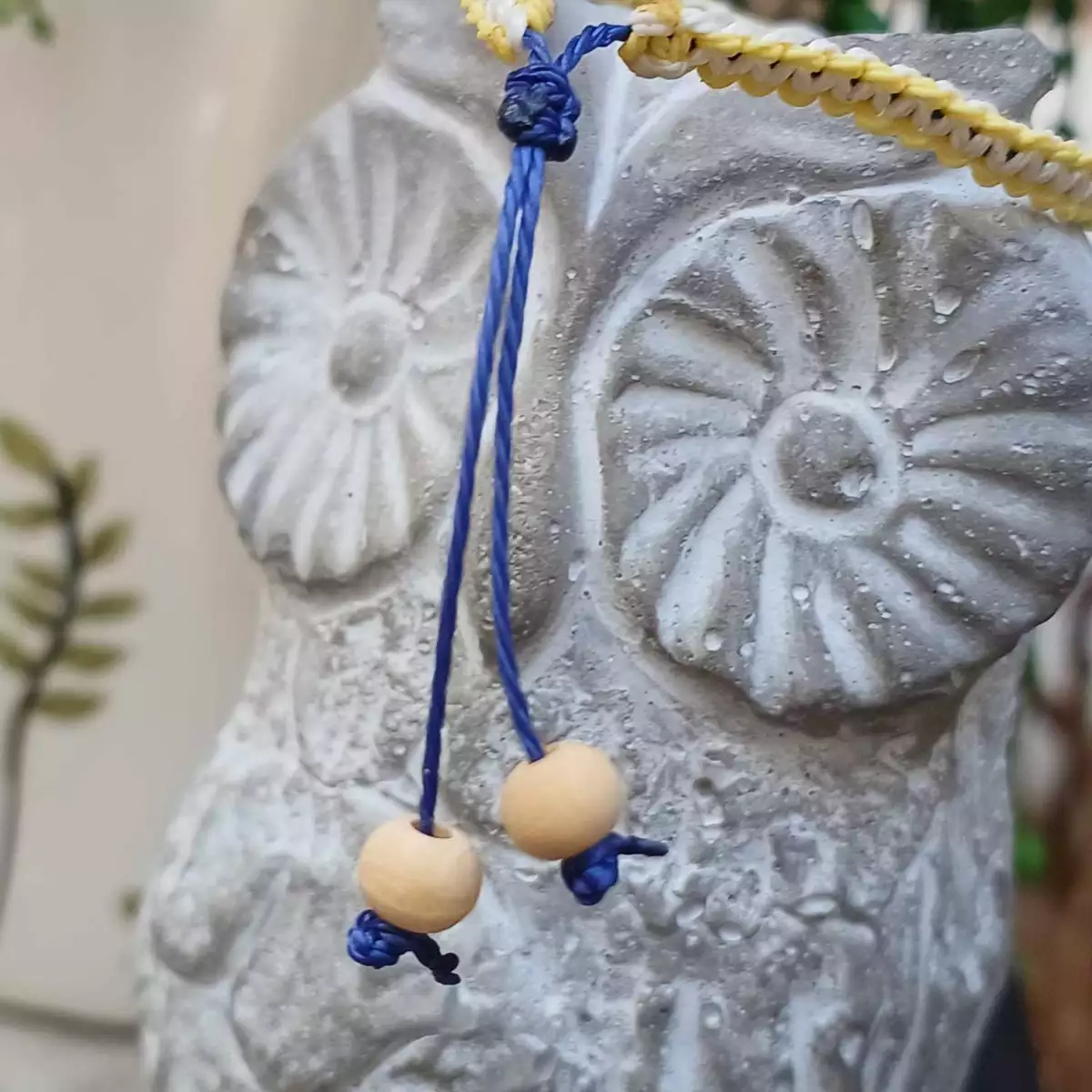 Bracelet en macramé Lapis Lazuli